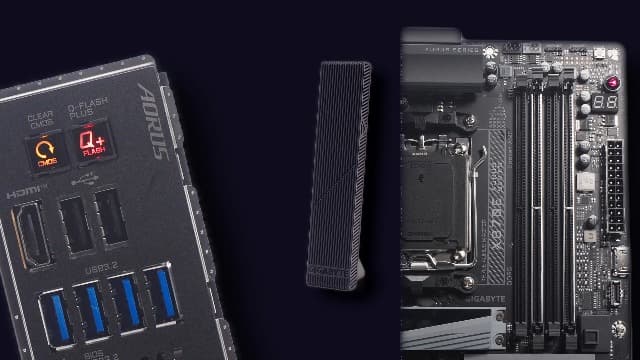GIGABYTE X870E AORUS Elite WIFI7 AMD AM5 LGA 1718 Motherboard, ATX, DDR5, 4X M.2, PCIe 5.0, USB4, WIFI7, 2.5GbE LAN, EZ-Latch, 5-Year Warranty