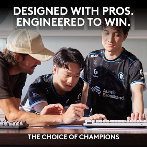 Logitech G PRO X SUPERLIGHT 2 Wireless Gaming Mouse, 60g Pro-Grade with 5 Programmable Buttons, 44k DPI Sensor, 8kHz Report Rate, USB-C Charging for PC/Mac - Black