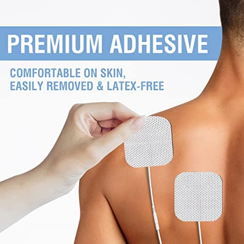 TENS Unit Pads 2"X2" 48 Pcs Replacement Pads Electrode Patches for Electrotherapy