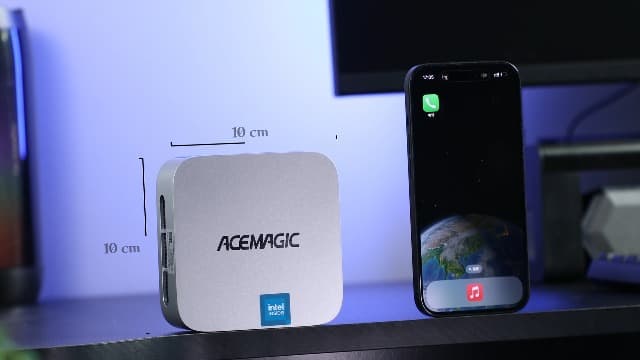 ACEMAGIC N150 Vista Mini PC V1, Twin Lake N150(Beat N100/N95, up to 3.6GHz), 16GB DDR4 RAM 512 SSD Mini Computers,11 Pro Desktop 4K Dual Display/HDMI/WiFi/BT/LAN for Home/Office