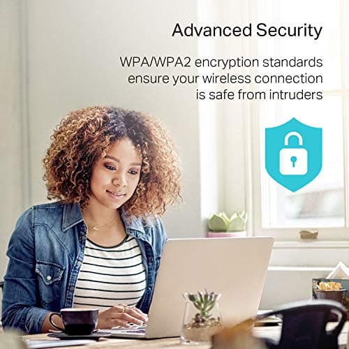 TP-Link AC600 USB WiFi Adapter for PC (Archer T2U Plus)- Wireless Network Adapter for Desktop with 2.4GHz, 5GHz High Gain Dual Band 5dBi Antenna, Supports Win11/10/8.1/8/7/XP, Mac OS 10.9-10.14, Black