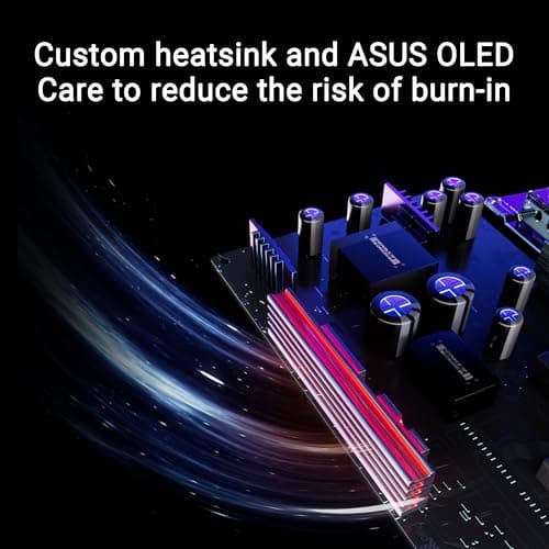 ASUS ROG Strix 27” 1440P OLED Gaming Monitor (XG27AQDMG) - QHD, Glossy OLED, 240Hz, 0.03ms, Custom Heatsink, Anti-flicker,Uniform Brightness, G-SYNC Compatible, 99% DCI-P3, DisplayWidget, 3yr warranty