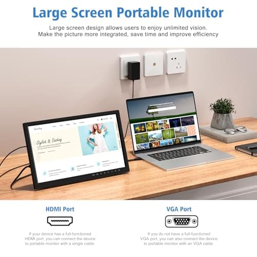 15.6-inch HD LED Monitor for Office and Home use