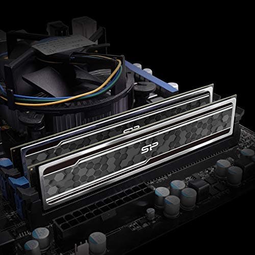 Silicon Power Value Gaming DDR4 RAM 16GB (2x8GB) 3200MHz (PC4 25600) CL16 1.35V Desktop Memory Module with Heatsink Camouflage Grey SP016GXLZU320BDAJ5