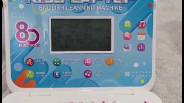 Kids Laptop, 80 Learning Modes to Learn Alphabet, Words, Mathematics, Play Games and Music, Educational Learning Computer for Kids Ages 5+