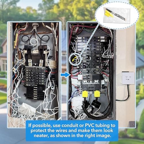 Smart Home Energy Monitor with 16 50A Circuit Level Sensors, Measure Power Usage in Real-Time, History with App (16 50A Circuit Level Sensors) - Compatible with Home Assistant