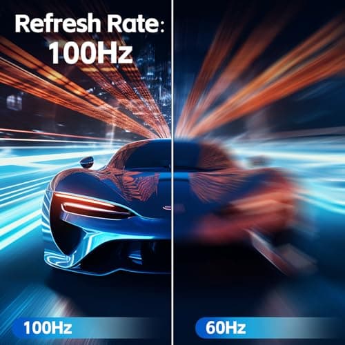 22 inch Class Thin Full HD (1920 x 1080p) Computer Monitor, 100Hz Refresh Rate, 3-Sided Frameless, Ultra Slim, VESA, LowBlue Mode, Tilt Adjust, HDMI *1, VGA*1