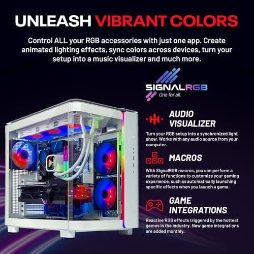 Skytech King 95 Gaming PC Desktop, Ryzen 9 9900X3D 4.4 GHz (5.5GHz Turbo), NVIDIA RTX 5070 Ti 16GB, 2TB Gen4 NVMe SSD, 32GB DDR5 RAM 6000 RGB, 850W Gold ATX 3 PSU, 360mm ARGB AIO, Wi-Fi, Win 11