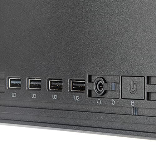 SilverStone Technology Milo 11 Slim & Compact Micro-ATX enclousre for Office or Home Theater, Requires TFX PSU (Sold Separately), SST-ML11B