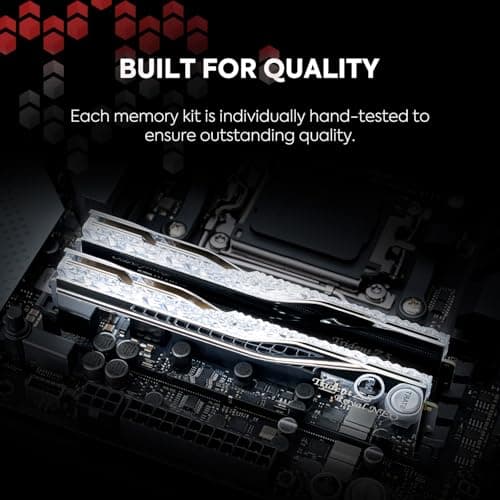 G.SKILL Trident Z5 Royal Neo Series (AMD Expo) DDR5 RAM 32GB (2x16GB) 6000MT/s CL28-36-36-96 1.40V Desktop Computer Memory UDIMM - Silver (F5-6000J2836G16GX2-TR5NS)