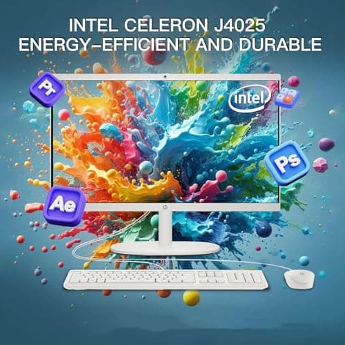 HP 22" FHD All-in-One Desktop PC • Latest 2025 Model – Exclusive Back-to-School Limited Edition • 64GB RAM • 2.5TB Storage (2TB SSD + 512GB External HD) • 13th Gen Intel Quad-Core CPU • Windows 11