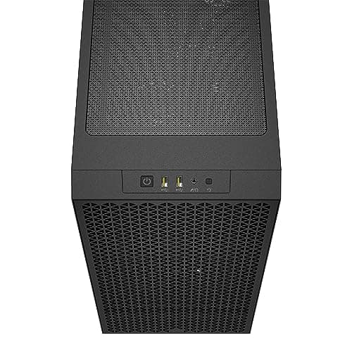 Corsair 3000D AIRFLOW Mid-Tower PC Case – 3-Pin Fans – Four-Slot GPU Support – Fits up to 8x 120mm Fans – High-Airflow Design – Black