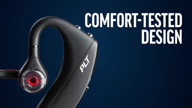 Plantronics - Voyager 5200 UC (Poly) - Bluetooth Single-Ear (Monaural) Headset - USB-A Compatible to connect to your PC and/or Mac - Works with Teams, Zoom & more - Noise Canceling