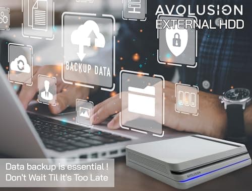 Avolusion PRO-X Series USB 3.0 External Hard Drive for WindowsOS Desktop PC/Laptop (White) - 2 Year Warranty (16TB) (Renewed)