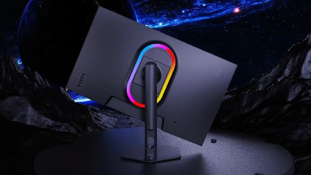 27 inch Gaming Monitor 380Hz, FHD 1080P, 0.5ms Frameless, Ultra Slim Computer Monitor, Height/Pivot/Swivel/Tilt Adjustable Vertical Monitor, Support FreeSync, VESA, DP*2, HDMI*2