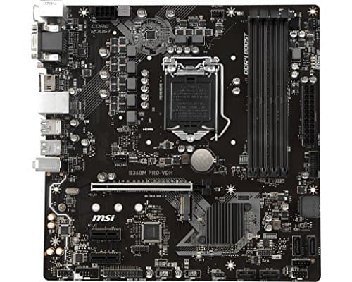 MSI B360M PRO-VDH Desktop Motherboard Intel Chipset Socket H4 LGA-1151