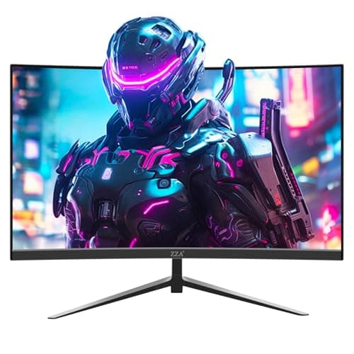 ZZA Gaming Monitor 27 inch PC Gaming Computer Monitor-165/200Hz 1ms -FHD 1080P丨FreeSync丨HDMI 2.0丨Display Port 1.4丨VA丨 Angle Adjustable丨VESA Compatible,Black