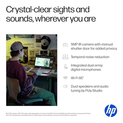 2025 HP OmniBook X Flip x360 2 in 1 Touchscreen Laptop (16" FHD+, AMD Ryzen AI 5 340 (> Intel i7-1355U), 16GB 7500 MT/s, 1TB SSD) AI Copilot+ PC for Creator, Designer, IR Webcam, Backlit, Win 11 Pro