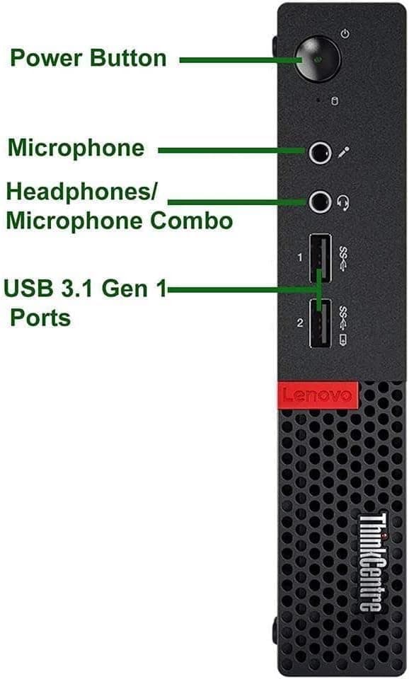 Lenovo ThinkCentre M910Q Tiny Desktop Computer, Intel Core i7-6700T Upto 3.6GHz, 32GB RAM, 1TB NVMe SSD, 4K 3-Monitor Support DisplayPort, HDMI, AC Wi-Fi, Bluetooth - Windows 10 Pro (Renewed)