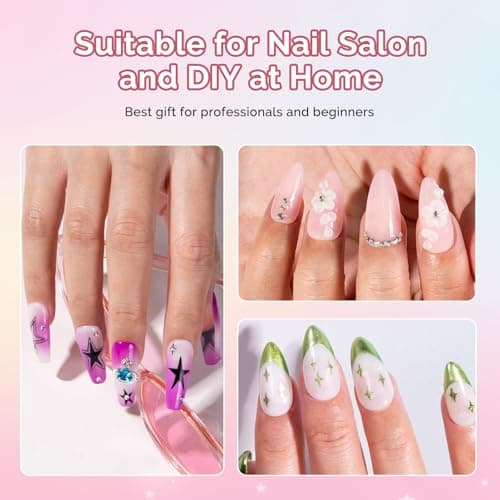MelodySusie 5 Pcs Nail Art Sculpture Pen Acrylic Dual Tipped Brushes for Resin Nail Art Tools for Design Foil Carving Drawing Effect Shaping