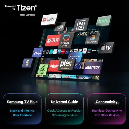 42 Inch 1080P FHD Smart TV with Tizen OS TV Compatible HDR, Full HD Slim Design Smart TV or Monitor with HDMI, Dolby Audio, Voice Remote, Stream Live(2025 Model)
