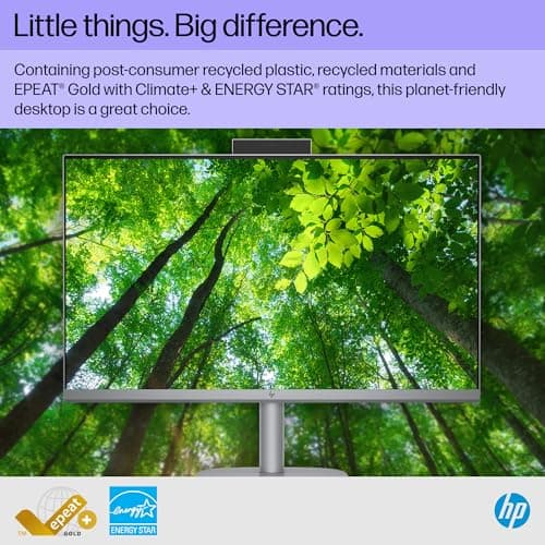 HP OmniStudio X 27" FHD Touch Screen All-in-One Desktop Intel Core U7-155H 16GB RAM 1TB SSD Meteor Silver
