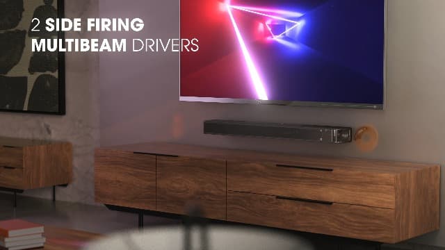 JBL BAR5.0 5-Channel Multibeam Soundbar with Dolby Atmos Virtual Grey, Black