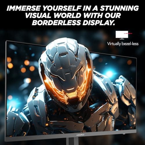 KOORUI Gaming Monitor, 27" 200Hz 1ms Fast IPS Computer Monitor, FHD HDR400 Display, 90% DCI-P3 Color Gamut PC Screen, Adaptive Sync, Ultra Slim Frame, VESA Mountable, HDMI 2.0, DP 1.4, G2711P