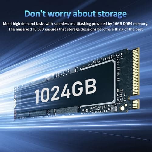 15.6" Laptop Computer, 16GB RAM, 1TB NVMe, 4C4T N95 1.7-3.4GHz, FHD Display, Backlit Keyboard, Fingerprint Reader, Big 8000mAh Battery, Win11 Pro, Upgradable to 10TB Storage, Silver, T152A