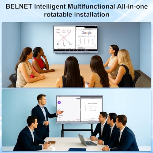 55" 4K Touch Screen Dual System All-in-One Computer for Senior Center, Wall-Mountable, Intel i5 Win 10 Pro, 4GB RAM/256GB SSD, Android 11, Anti-Glare, HDMI/USB/VGA/Bluetooth/WiFi