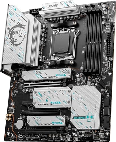 MSI X670E GAMING PLUS WIFI Gaming Motherboard (AMD Ryzen 9000/8000/7000 Series Processors, AM5, DDR5, PCIe 5.0, SATA 6Gb/s, M.2 slots, USB 3.2 Gen 2, Wi-Fi 6E, Bluetooth 5.3, 2.5Gbps LAN, HDMI/DP,ATX)