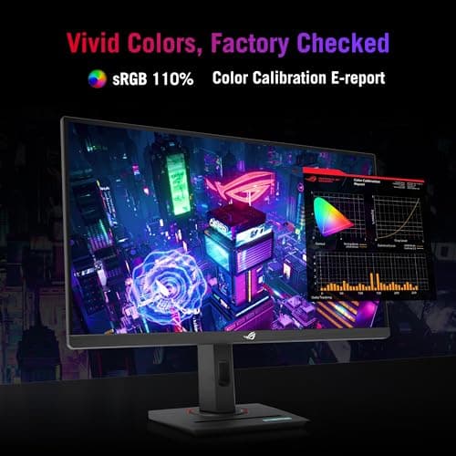 ASUS ROG Strix 25” (24.5” viewable) Esports Gaming Monitor (XG259QNS) - Full HD, 380Hz, 0.3ms, Fast IPS, Extreme Low Motion Blur Sync, FreeSync Premium, DisplayWidget, Ergonomic, 3 yr Warranty