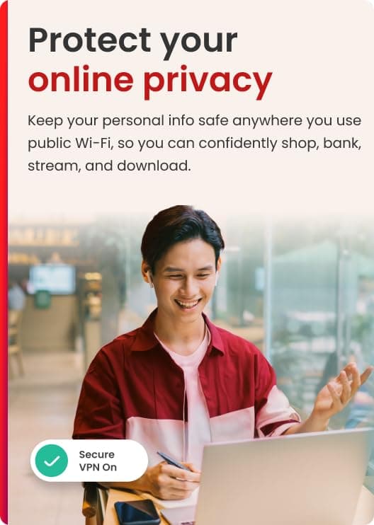 McAfee Total Protection 3-Device 2025 | Security Software Includes Antivirus, Secure VPN, Scam Protection, Identity Monitoring | 1-Year Subscription with Auto-Renewal | Download