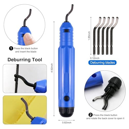 50 Pcs 3D Printer Tool Kit, 3D Printer Accessories Includes Nozzle Cleaning Kit, Deburring Tool, Files, Pliers, Wire Cutter Suitable for 3D Print Removing, Cleaning, Finishing