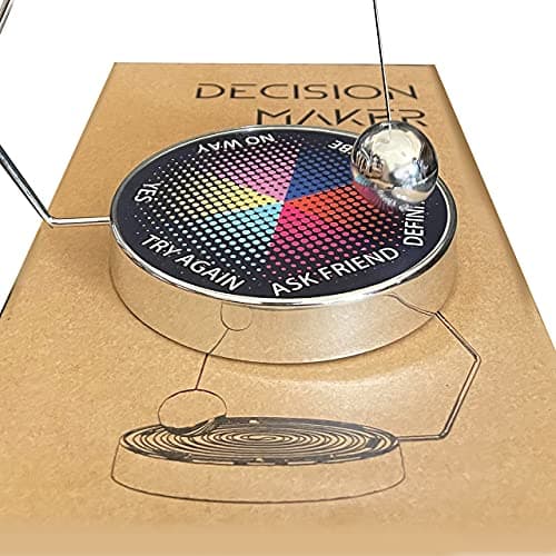 Magnetic Decision Maker Swing Pendulum Office Desk Decoration Toy,Novelty Gadget Gift