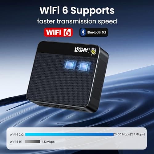 Beelink Mini PC AMD Ryzen 7 5825U Up to 4.5GHz 8C/16T, SER5 PRO Mini Computer with 32GB DDR4 RAM 1TB M.2 SSD, Support 4K Triple Screen Display(HDMI+DP+Type-C)/WiFi6/BT5.2/Gigabit LAN/Home/Office
