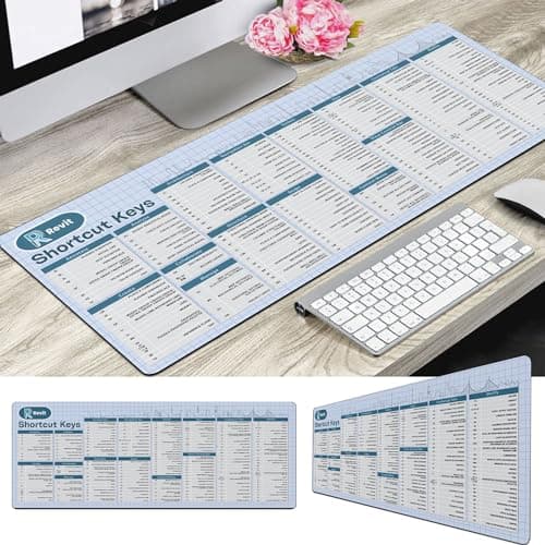 Autodesk Revit Shortcut Keys Mouse Mat, Revit Cheat Sheet Revit Quick Reference Extra Large Mousepad Gift for Architect Office Desk Decor Desk Mat KMH