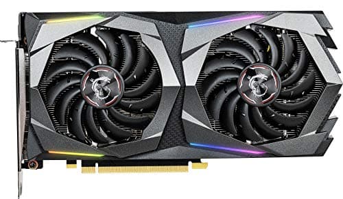 MSI Gaming GeForce GTX 1660 128-Bit HDMI/DP 6GB GDRR5 HDCP Support DirectX 12 Dual Fan VR Ready OC Graphics Card (GTX 1660 Gaming X 6G)