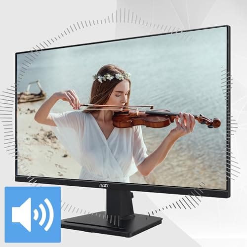 msi PRO MP275Q 27 Inch WQHD Office Monitor - 2560 x 1440 IPS Panel, 100 Hz, Eye-Friendly Screen, Built-in Speakers, Tilt-Adjustable - HDMI 2.0b, DP (1.2a)