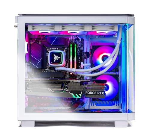 Skytech King 95 Gaming PC Desktop, Ryzen 7 9800X3D 4.7 GHz (5.2 GHz Turbo Boost), NVIDIA RTX 5070 Ti 16GB GDDR7, 1TB Gen4 SSD, 32GB DDR5 RAM 5600 RGB, 850W Gold PSU, 360mm ARGB AIO, Wi-Fi, Win 11