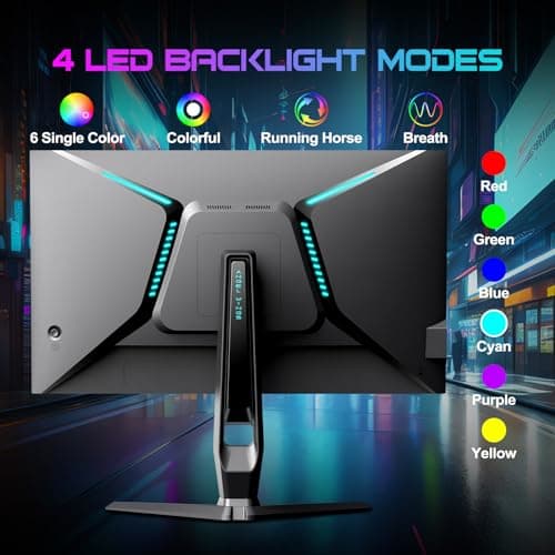 SANSUI 27 inch WQHD 180Hz Gaming Monitor 1440P-AMD FreeSync 1ms DCI-P3 93% Fast IPS Computer Monitor,Height Adjustable Vertical/Horizontal Rotating, 2×DisplayPort/HDMI 丨HDR丨Low Motion Blur