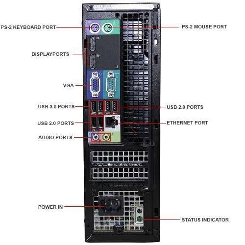 Dell Optiplex 9020 SFF Computer Desktop PC, Intel Core i5 Processor, 16GB Ram, 2TB Hard Drive, WiFi, Bluetooth 4.0, DVD-RW, Dual 24 Inch LCD Monitors Windows 10 Pro (Renewed)