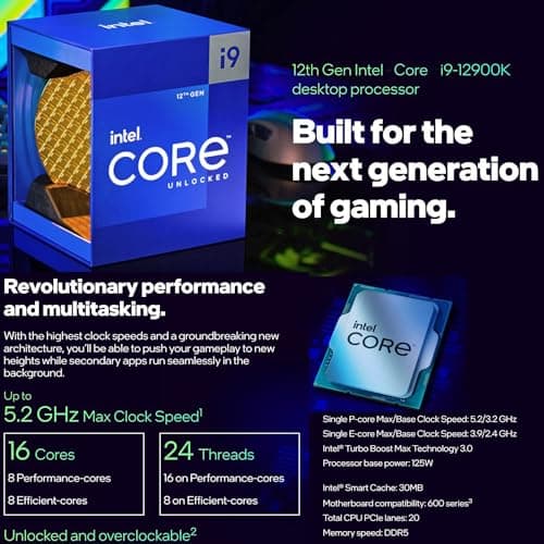 MICRO CENTER CPU Motherboard Intel i9-12900K 16-Cores LGA 1700 Gaming PC Desktop Processor up to 5.2 GHz with GIGABYTE Z790 Gaming Plus AX DDR5 Motherboard