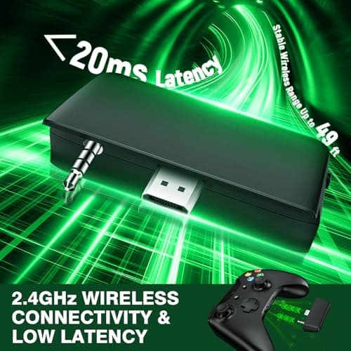 X3 Wireless Gaming Headset for Xbox Series X|S, PS5, PC, Mac, Switch – Bluetooth Headphones with Noise Cancelling Mic, 60H Playtime, Low Latency, Lightweight & Comfortable for Gamers