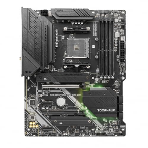MSI MAG B550 Tomahawk MAX WiFi Gaming Motherboard (AMD Ryzen 5000 Series, AM4, DDR4, PCIe 4.0, SATA 6Gb/s, M.2, USB 3.2 Gen 2, HDMI/DP, Wi-Fi 6E, Bluetooth 5.2, 2.5Gbps LAN, ATX)