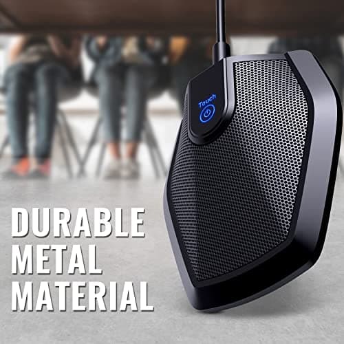 TONOR Conference USB Microphone, Omnidirectional Condenser PC Mic for Video Conference, Recording, Skype, Online Class, Court Reporter, Plug & Play Compatible with Mac OS X Windows PC Compute, G11