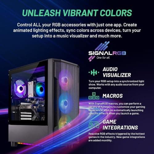 Skytech Gaming Shadow Desktop PC, Intel i5 13400F 2.5 GHz (4.6GHz), NVIDIA RTX 4060 8GB, 2TB NVMe SSD, 32GB DDR5 RAM 5200 RGB, 650W Gold PSU, Wi-Fi, Win 11
