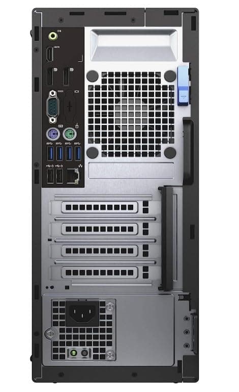 Dell Optiplex 7040 Tower Desktop Computer | Quad Core Intel i7 (3.4) 32GB DDR4 RAM 500GB PCIe M.2 NVMe + 2TB HDD| Windows 10 Professional New 22in LCD Monitor Home or Office PC (Renewed), Black