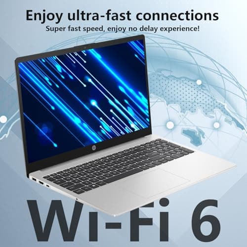 HP Essential 255 G10 Entry Business Laptop, 15.6" FHD Anti-Glare Display, AMD Ryzen 5 7530U, Radeon Graphics, 32GB RAM, 1TB SSD, Wi-Fi 6, USB-C, HDMI, Webcam, Fast Charging, Windows 11 Pro, Silver