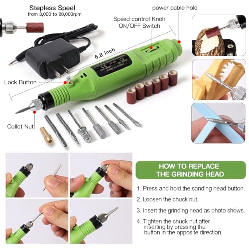 HIJIRH 165 Pcs Pro Grade 3D Printing Tool Kit,3D Printer Tool Kits,Diverse 3D Printer Accessory Including Electric Polishing Machine,Tool Box,for Remove/Trim and Finish 3D Print